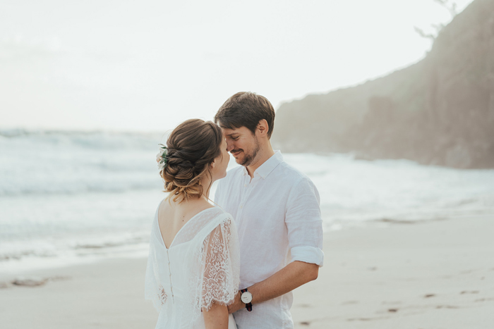 Notre renouvellement de voeux pour nos 10 ans de mariage sur la plage