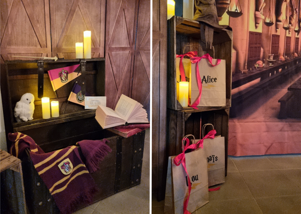 Décoration anniversaire Harry Potter cadeaux invités