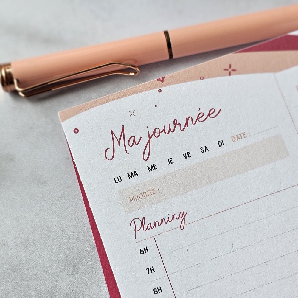 Daily planner : l'outil pour organiser sa journée, planning