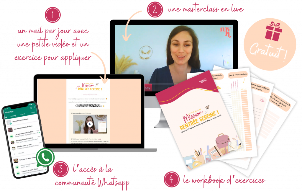 Organisation personnelle simple et efficace pour les mamans débordées en période de rentrée.