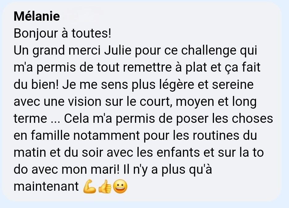 Maman sereine dans son organisation pour la rentrée
