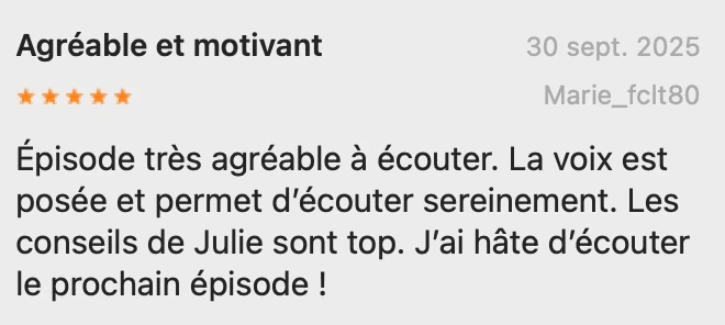 podcast conseils organisation et vie de famille temoignage