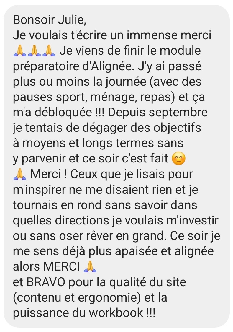 témoignage formation objectifs