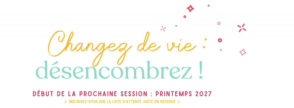 Formation désencombrement 2027