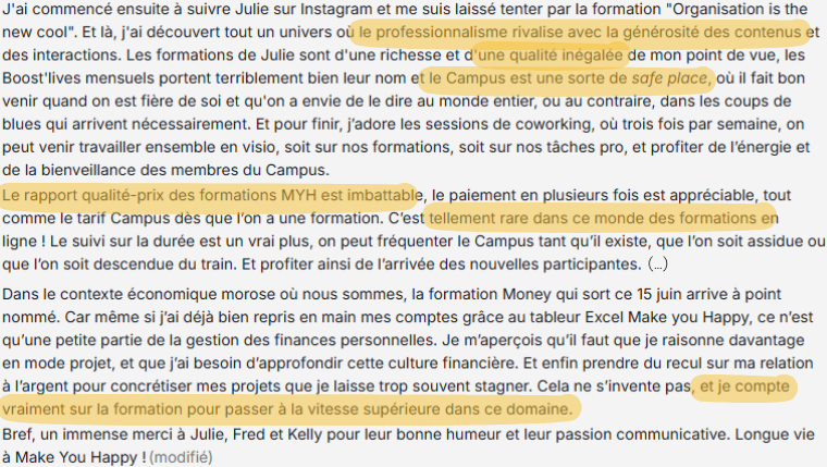 satisfaction client formation comment gerer son budget